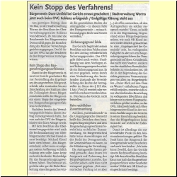 2014 05 Kein Stopp des Verfahrens